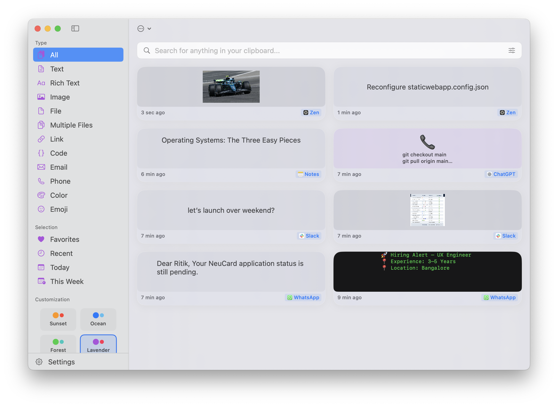 CopyMagic main UI screenshot